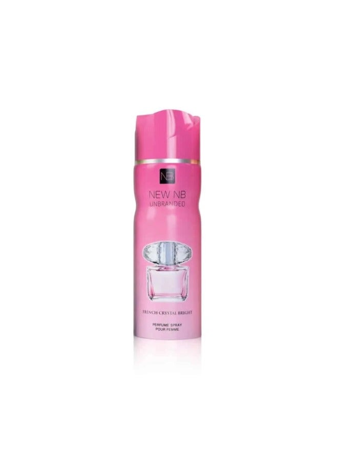 NEW NB Unbranded French Crystal BRIGHT Deodorant Spray Pour Femme - 200ml - Image 1