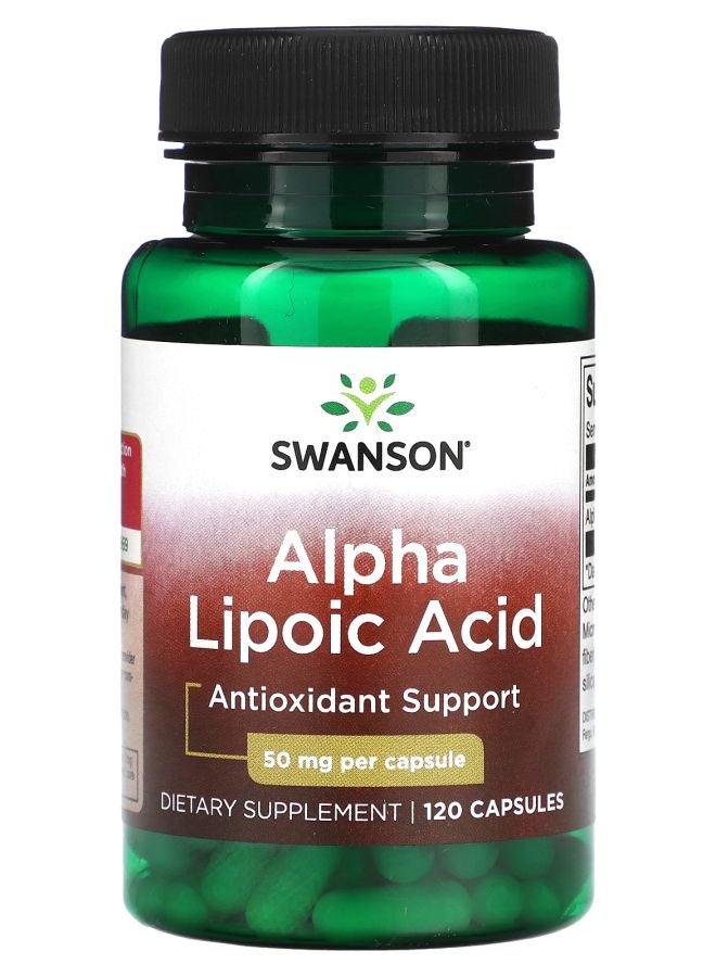 Alpha Lipoic Acid 50 mg 120 Capsules