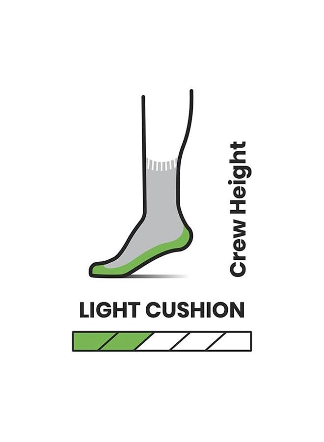 SmartWool Women's Hike Classic Edition Light Cushion Crew Socks, Medium Gray, Medium - Image 3