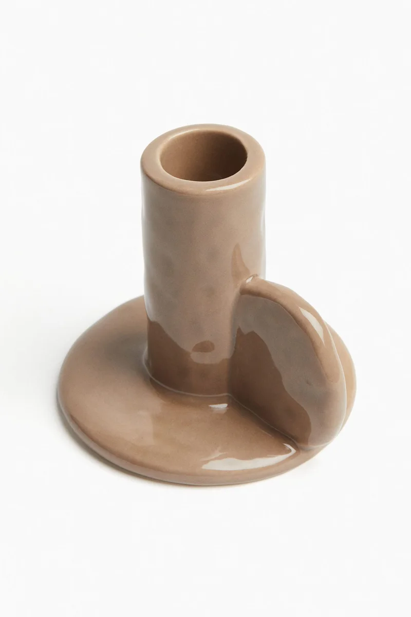 اتش اند ام حامل شمع من الفخار