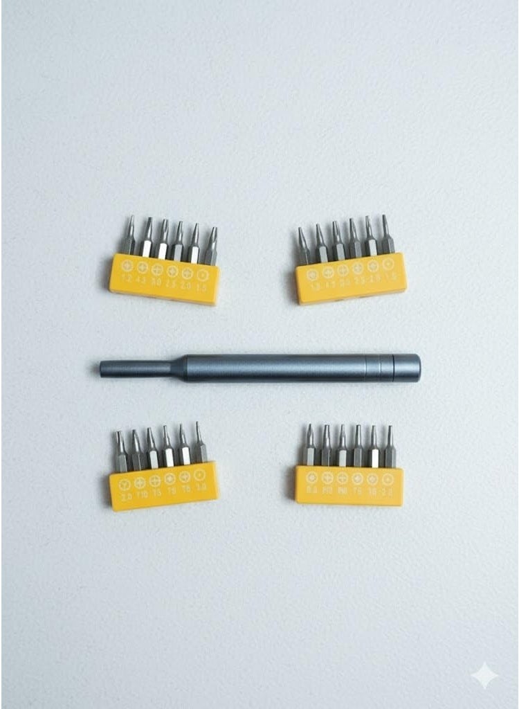 19-in-1 Portable Precision Screwdriver Set for Professional Electronics Repair, Ideal for Phones, Glasses, and Watches - Image 4