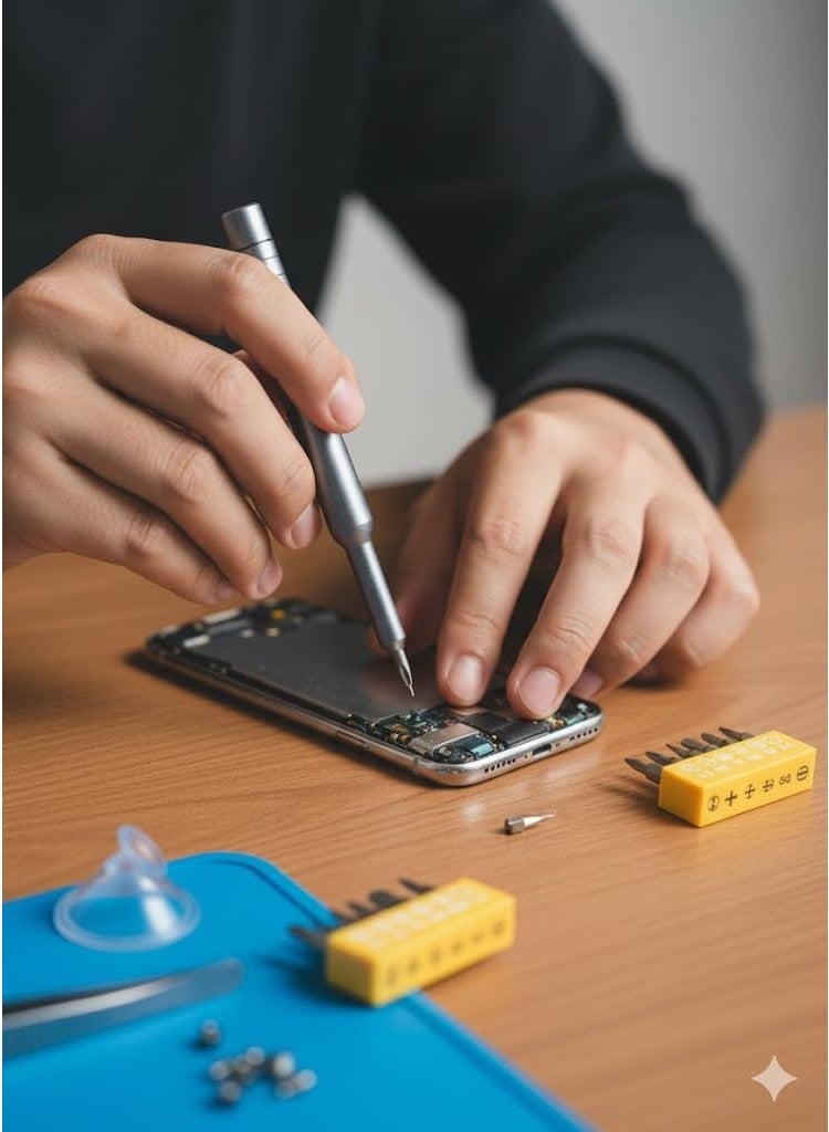 19-in-1 Portable Precision Screwdriver Set for Professional Electronics Repair, Ideal for Phones, Glasses, and Watches - Image 5