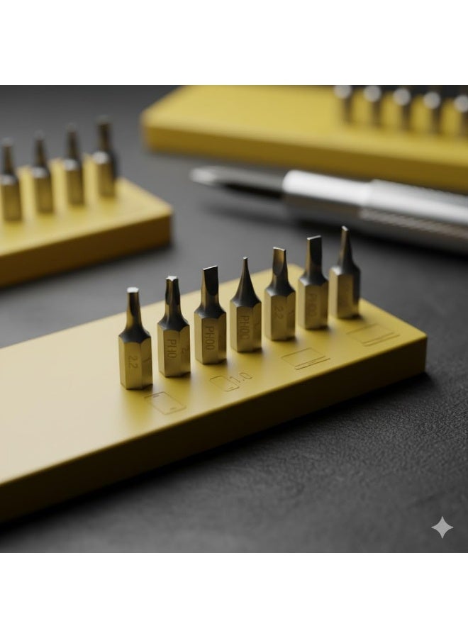 19-in-1 Portable Precision Screwdriver Set for Professional Electronics Repair, Ideal for Phones, Glasses, and Watches - Image 3