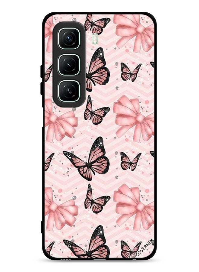 Covernex Infinix Hot 50 5G Protective Case Cover Butterflies Wallpaper - Image 1