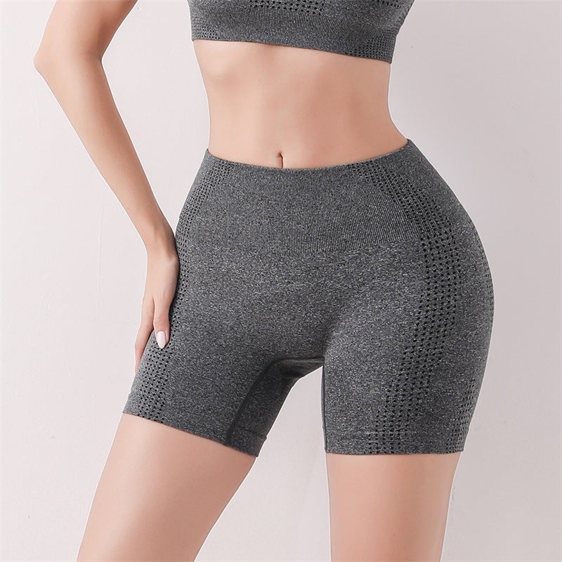 Generic Large Size Fitness Sports Hip Lifting Panties Peach Hip Lifting Shaping Body Yoga Outer Wear Running Bottoming Shorts Blue - Image 4