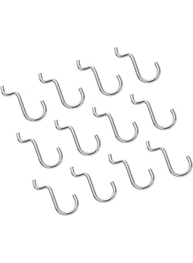 Heavy Duty Iron Wire Pegboard Hooks 12 Pack For Tools Retail Displays Garage Workshop Space Saving Organizer - Image 1