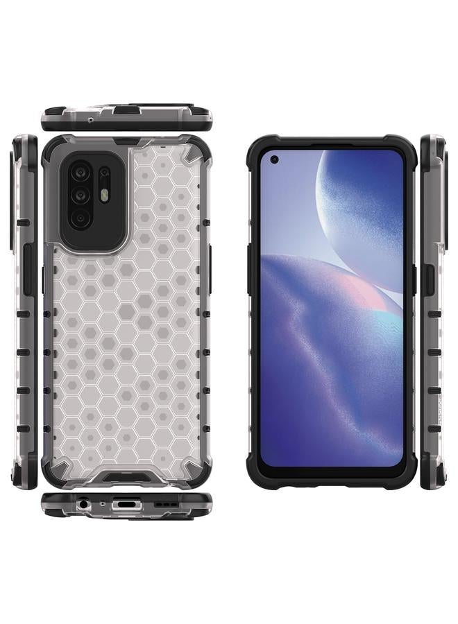 S-TOP Case For OPPO Reno5 Z 5G Shockproof Honeycomb PC + TPU Case - Image 2