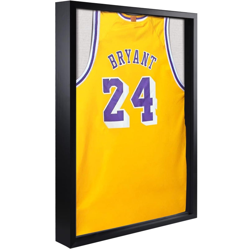1DOT2 Shadow Box 20x30 Large Jersey Frame Display Case Shadowbox Frames with Grade A Natural Pine Wood Acrylic for Football Baseball Basketball Hockey TShirt Classic Black