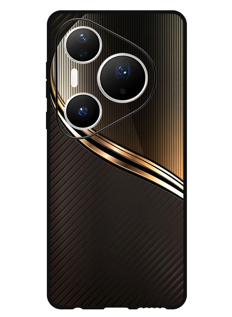 Theodor Case Compatible with Huawei Pura 80 Pro 6.8 Inch Protection Shockproof Bumper Cover Steel Pattern - Image 1
