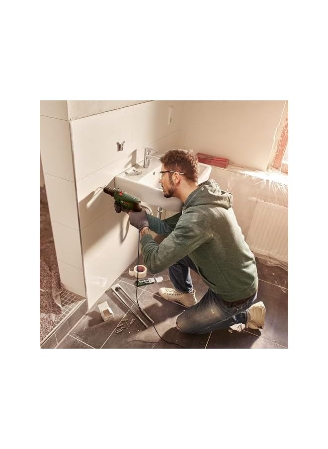 BOSCH - Easy Impact 600 Impact Drill Fast And Easy Drill For Electronic Speed Control Trigger Enabled When Drilling Effortless Drilling In Up To 12 Mm And Wood Up To 25 Mm Power 600 W - Image 1