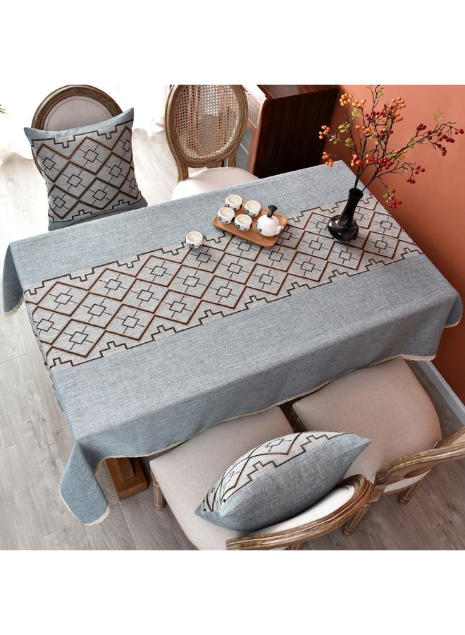 الأزرق جي دبليو مفرش المائدة الصيني الجديد كلاسيكي فاتح فاخر - Image 3