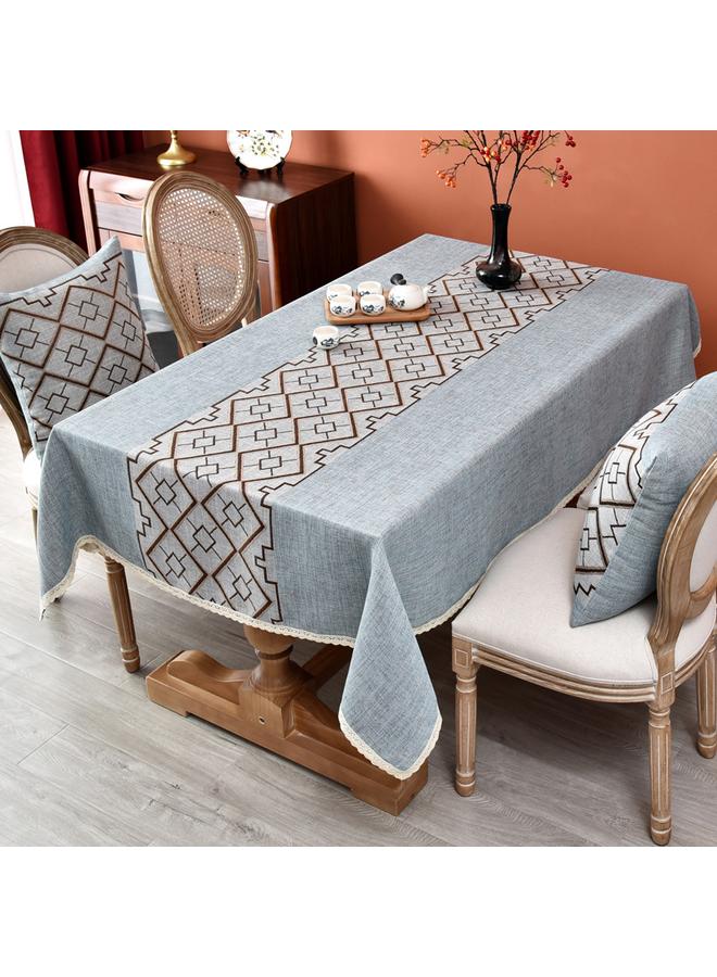 الأزرق جي دبليو مفرش المائدة الصيني الجديد كلاسيكي فاتح فاخر - Image 1