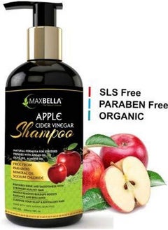MAXBELLA Apple Cider Vinegar Shampoo & Argan Oil Antidandruff And Hair Fall Controlfree From Paraben & Mineral Oil For Men And Women Hair Shampoo(300Ml)  - Image 3