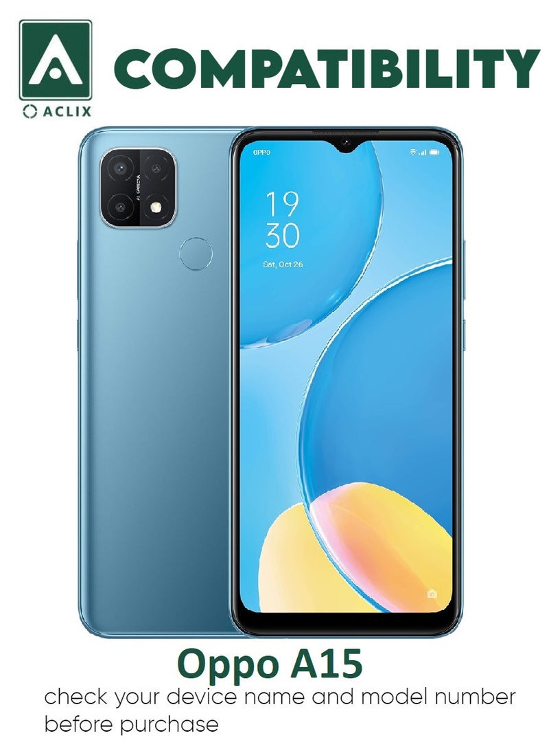 ACLIX 4 Pieces Antistatic ESD Dustproof Premium Quality High Definition Tempered Glass Screen Protector Designed For Oppo A15 - Image 3