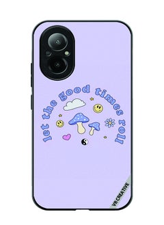 Protective Case Cover For Realme C67 4G Let The Good Ttimes Roll Design Multicolour