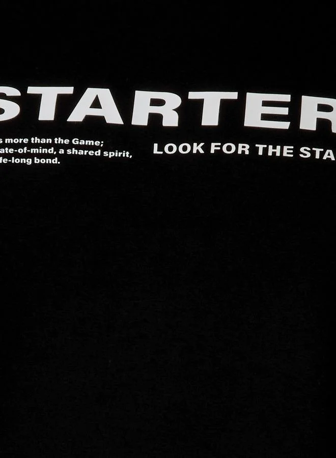Starter  Starter Men Regular Fit Round Neck Short Sleeves Printed T-shirt for Men | Best Price UAE