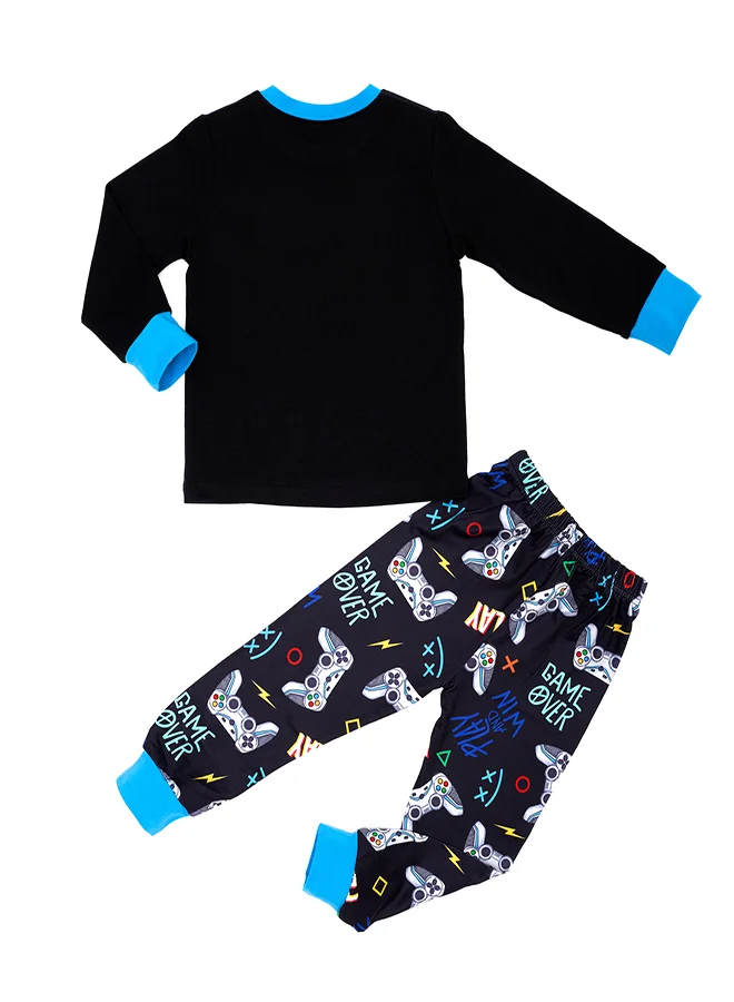 بيبي كلو Gamer Glow-in-the-Dark Cotton Pajama Set for Boys