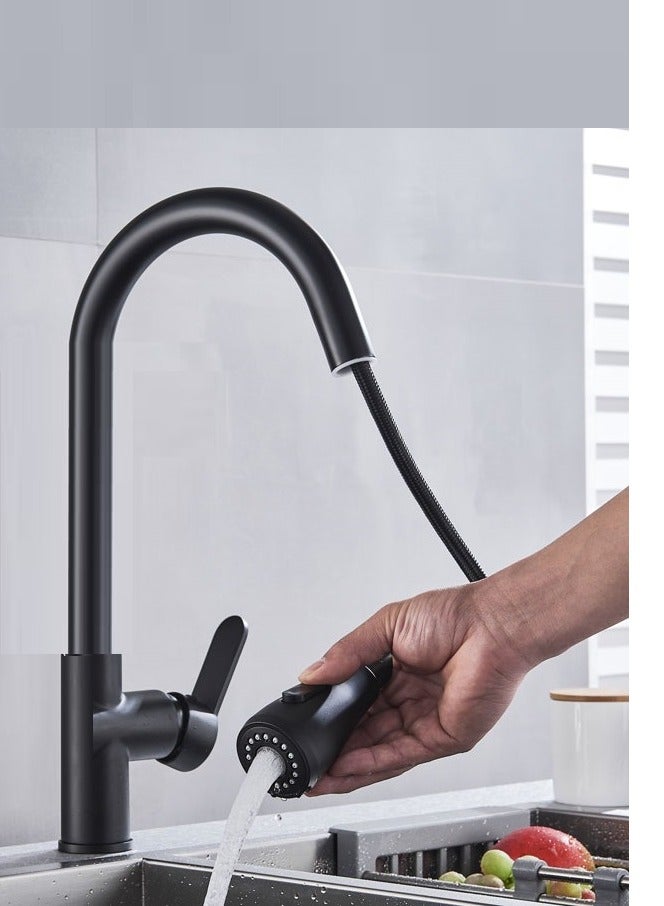 100% خلاط مطبخ سحب الفولاذ المقاوم للصدأ منفذ مزدوج للخلاط الماء البارد والساخن كود - Image 2