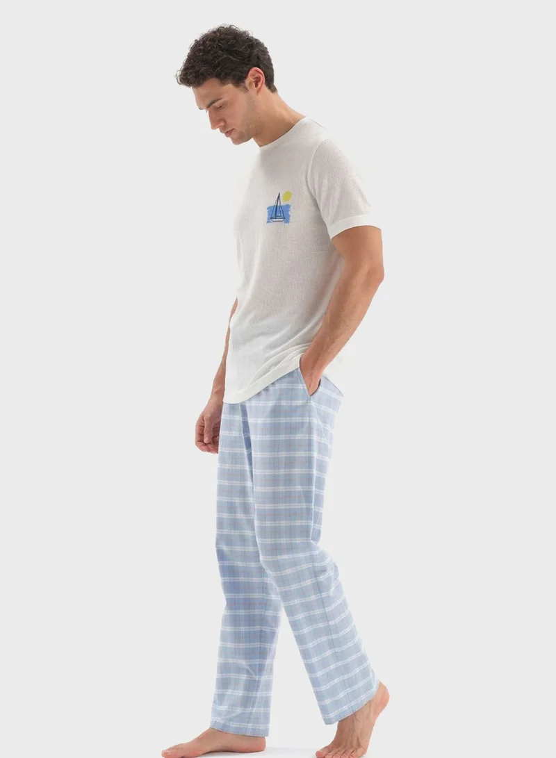 dagi Nightwear T-Shirt & Trouser Set