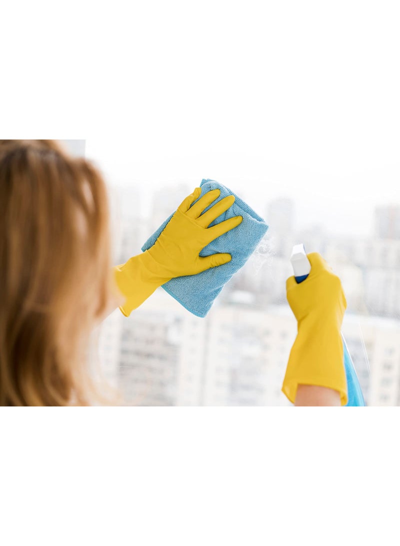 Kitchen Gloves, Reusable Dishwashing Gloves, 3 Pairs Natural Rubber Gloves with Non-Slip Grip for Household Chores - Image 4