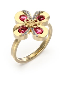 GUESS Ladies Gold Ring 