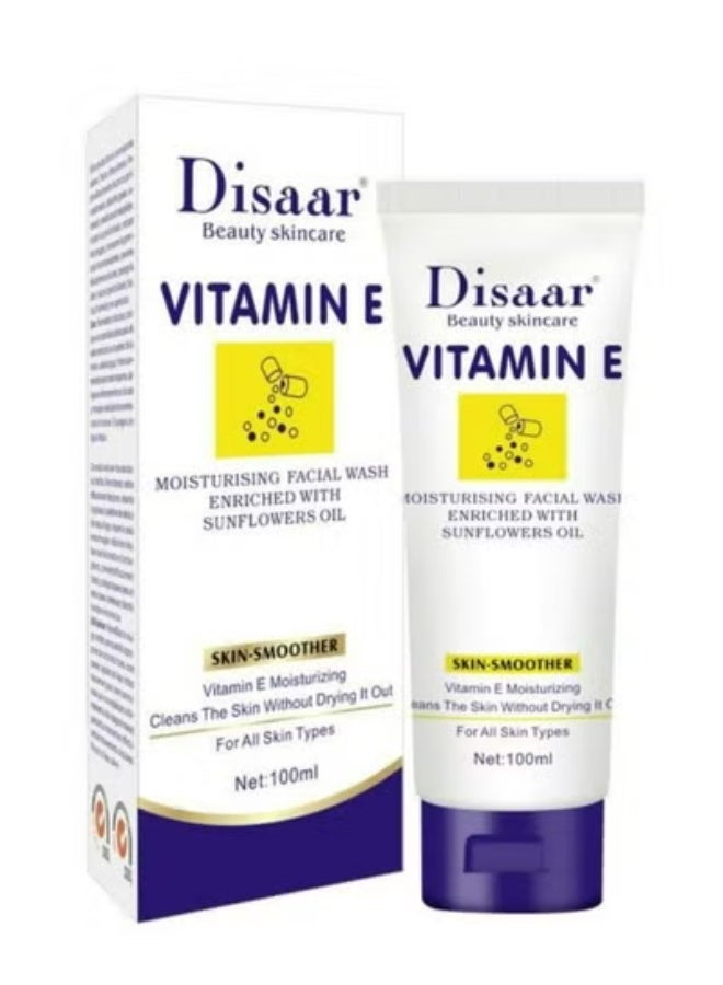 ديسار غسول الوجه المرطب بفيتامين E 100 مل