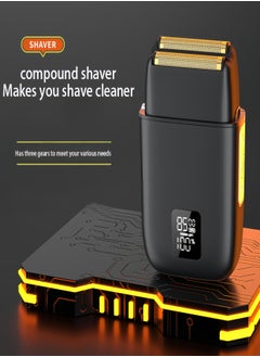 High-end black razor