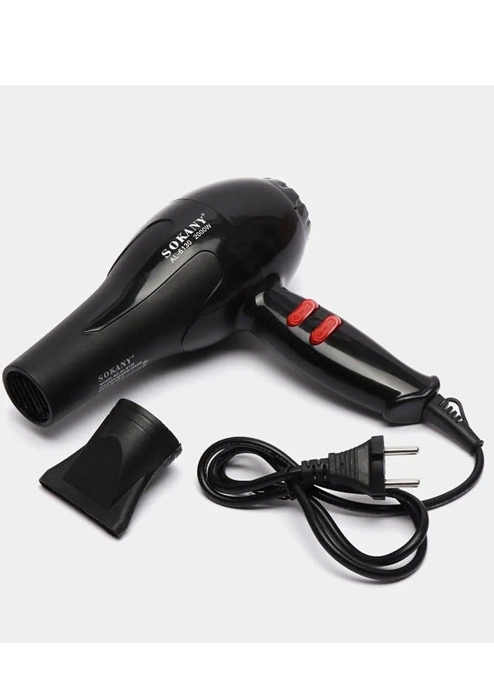 Sokany 2000W Hair Dryer Model AL-6130.