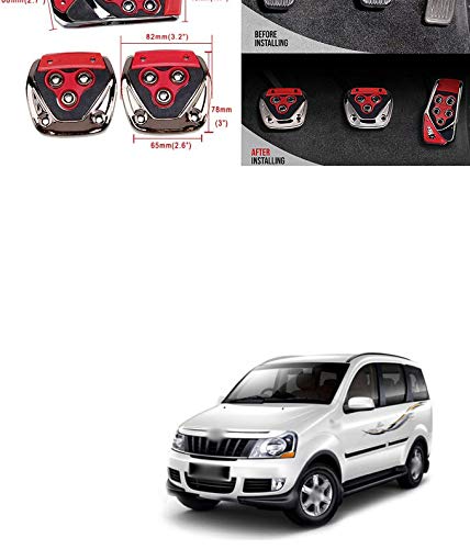 PRIKNIK Anti-Skid Car Pedals(Manual Shift) 3 Pcs Sports kit Pad Covers Set Compatible with X-ylo - Image 3