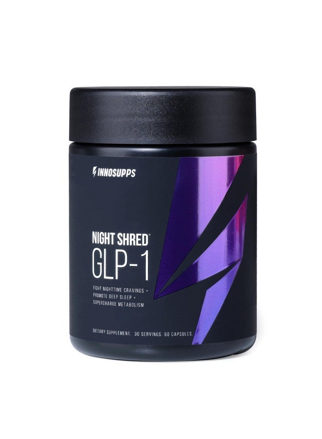 InnoSupps Night Shred™ GLP-1 | Nighttime Fat-Burner + Sleep Support | Appetite, Metabolism & Stress Support | Akkermansia + Ashwagandha | 60 Capsules. 30 Servings. - Image 1