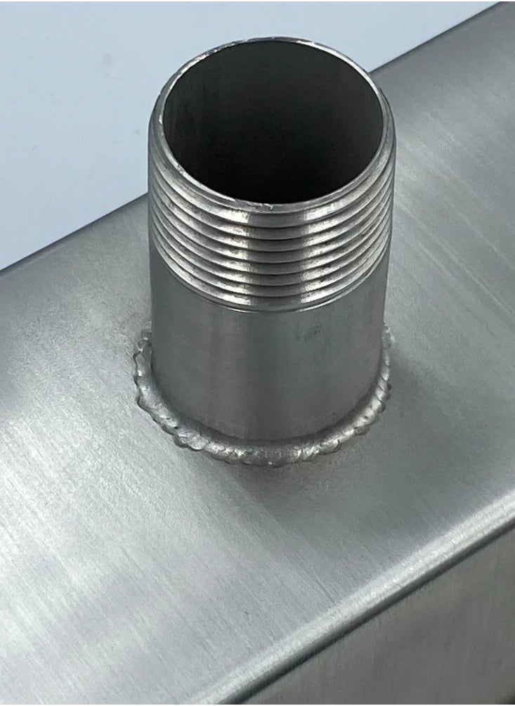 Radiant Stainless Steel Wall Mounted Waterfall Spout - Closed  - Image 5