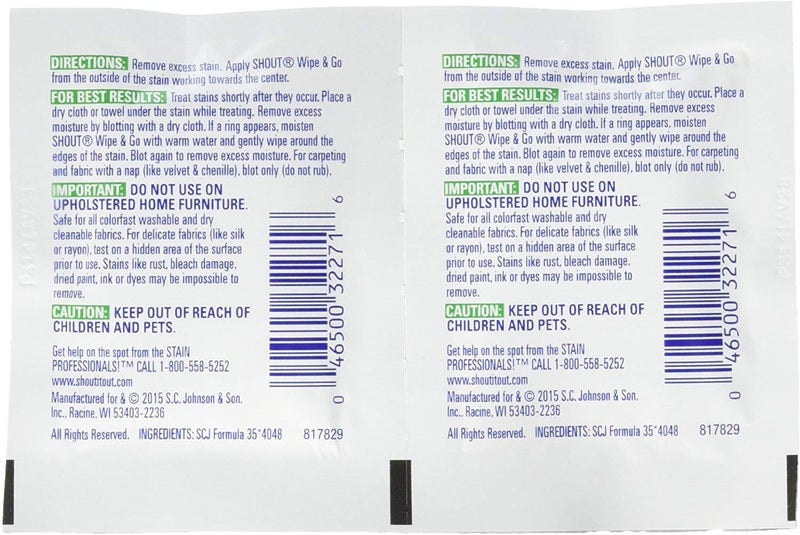 Shout Wipes (case of 80) - Image 2