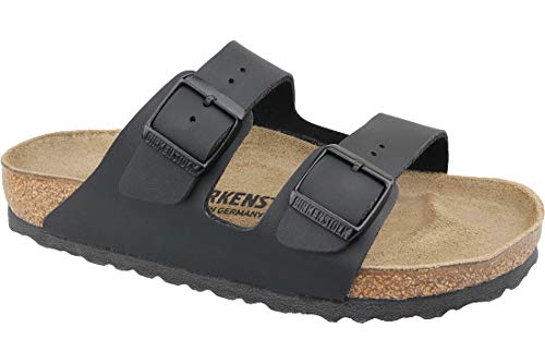 Birkenstock Unisex Arizona Sandal,Black Oiled Leather,41 M EU - Image 3