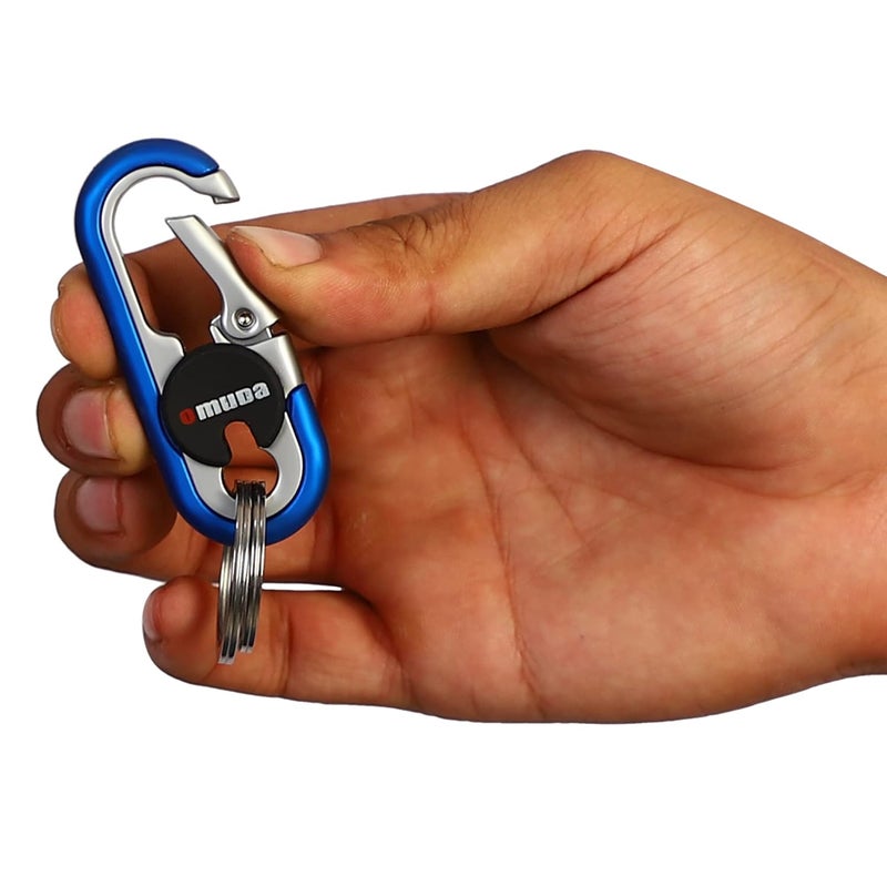 TechPro Stainless Steel Keychain Heavy Duty Car Keychain for Men and Women… - Image 4