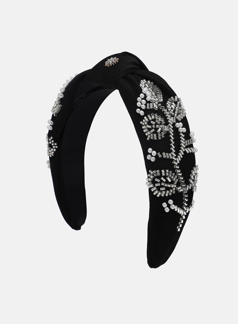 SOHI The Embellished Knot Hairband - Image 3