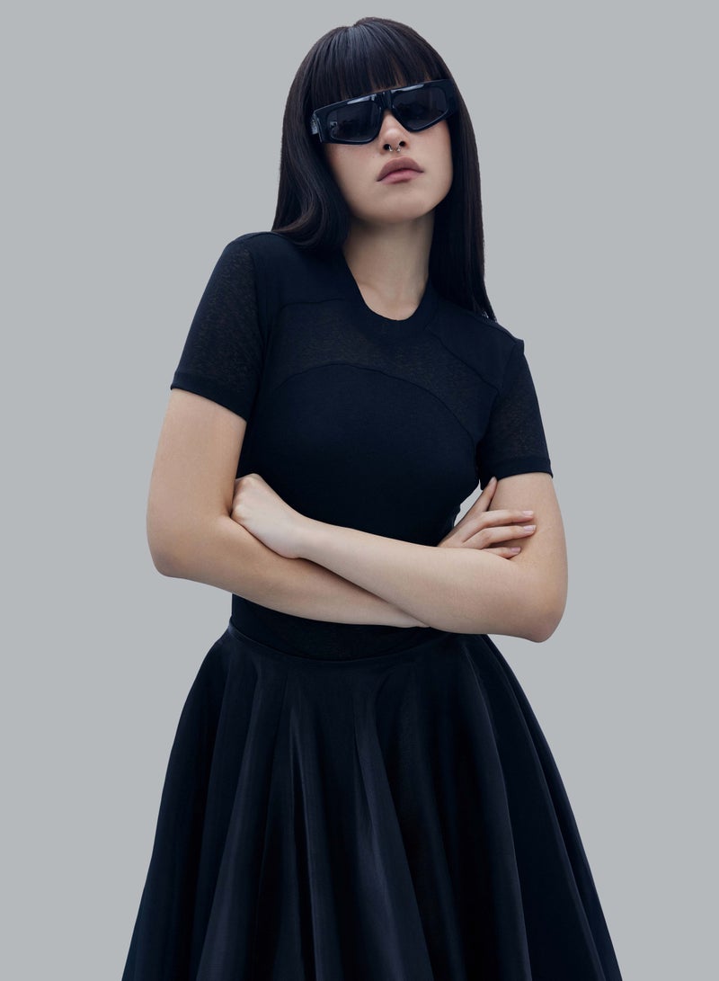 CAOSTU • BLACK CUDDLY BODYSUIT  - Image 2