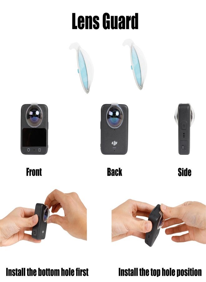 PellKing Lens Guards for DJI Osmo 360,Lens Protector with Camera Case and Screen Protector Accessories Kit for DJI Osmo 360 Panorama Camera - Image 2