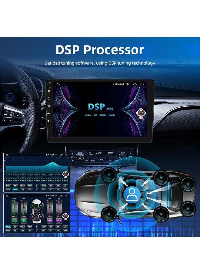 Vierex - Android Car Stereo For Toyota Yaris Vios 2016 2017 With Apple Carplay Android Auto Wireless WiFi 4GB RAM 32GB ROM DSP Yaris Radio Bluetooth HD Camera Included - Image 1