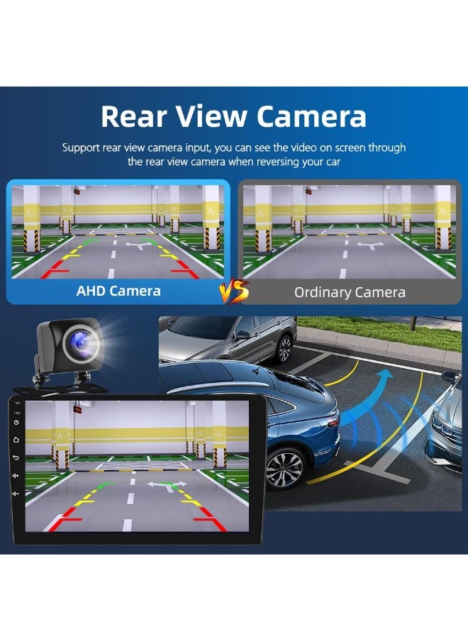 Vierex - Android Car Stereo For Toyota Yaris Vios 2016 2017 With Apple Carplay Android Auto Wireless WiFi 4GB RAM 32GB ROM DSP Yaris Radio Bluetooth HD Camera Included - Image 1