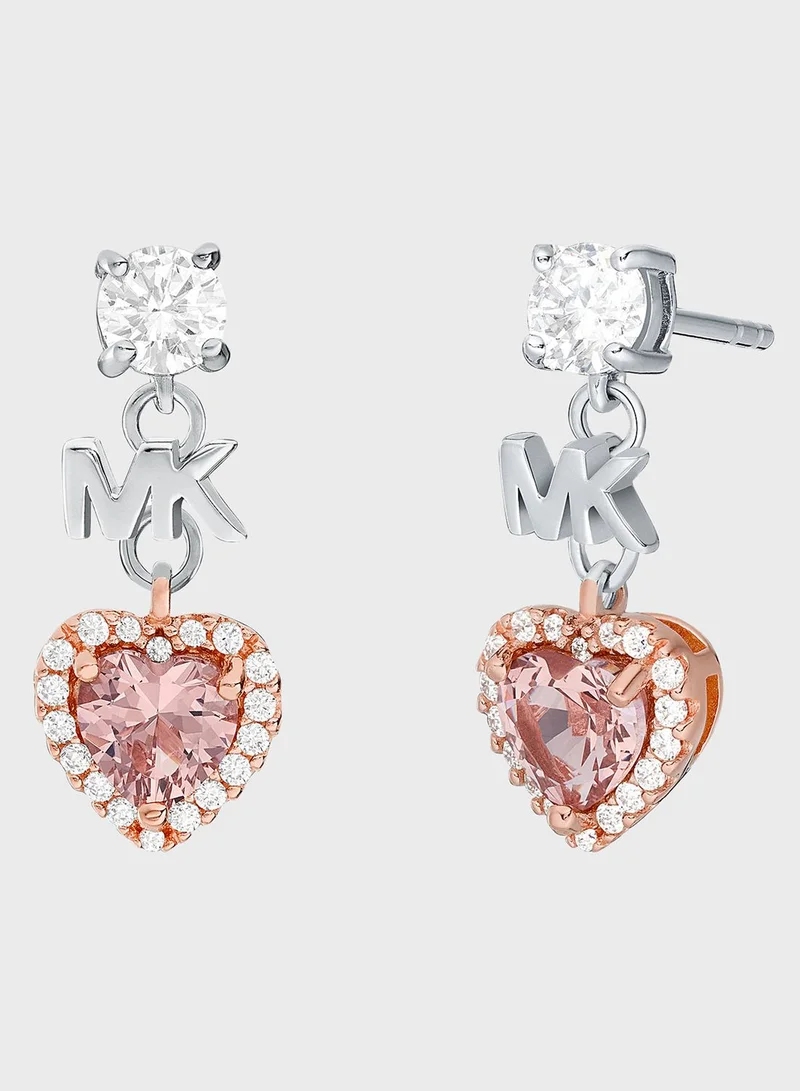Michael Kors Heart Shape Studded Earrings