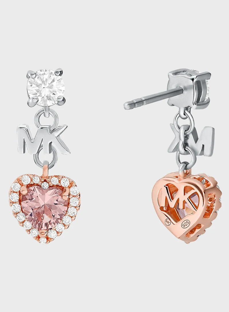 Michael Kors Heart Shape Studded Earrings