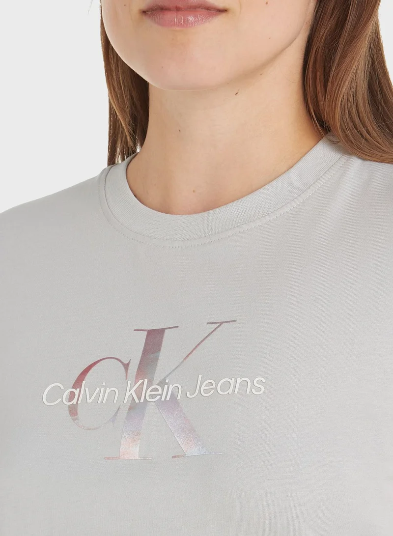 Calvin Klein Jeans Crew Neck Logo T-Shirt