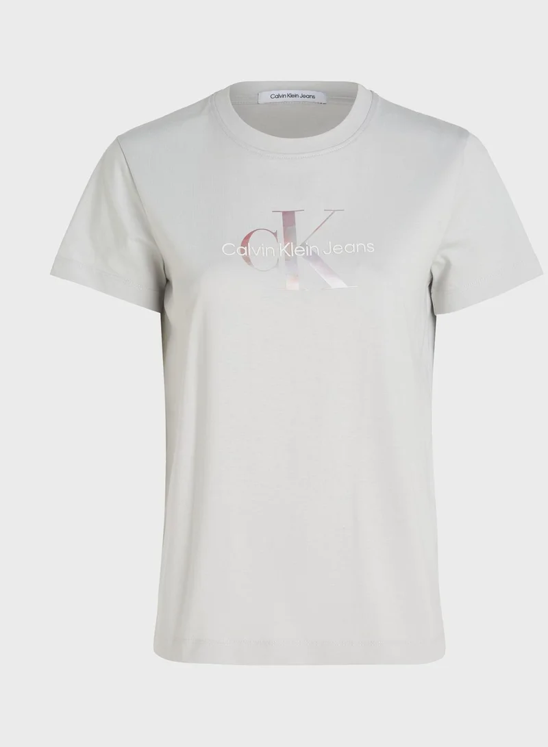 Calvin Klein Jeans Crew Neck Logo T-Shirt