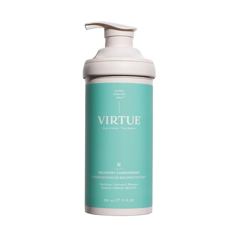 VIRTUE Recovery Conditioner with Keratin Hydrates, Softens, and Renews Damaged Hair, Sulfate Free, Color Safe - Image 1