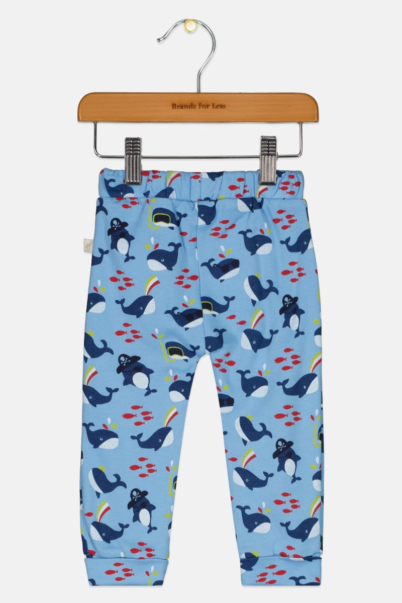 Hamleys Toddlers Boy Allover Print Jogger Pants, Multicolor - Image 3