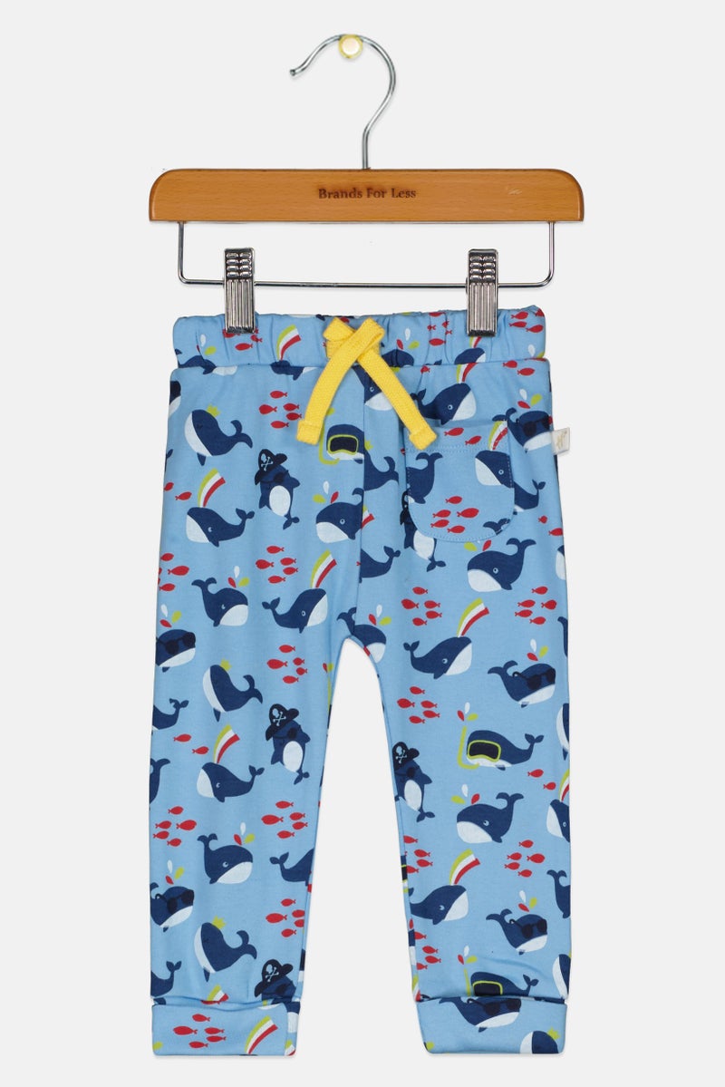 Hamleys Toddlers Boy Allover Print Jogger Pants, Multicolor - Image 2