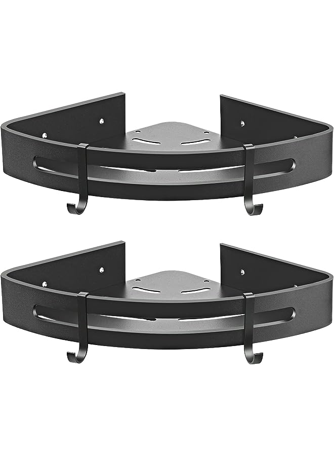 رف زاوية منظم علبة دش الحمام للمطبخ والمرحاض وأرفف زاوية الحمام وعلب الدش - Image 1