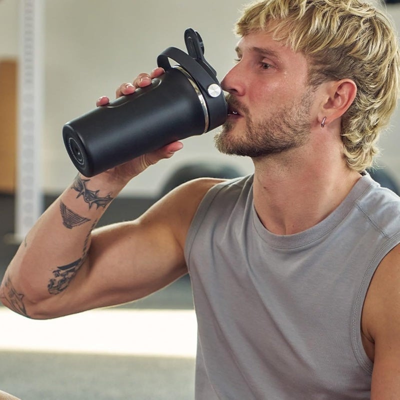 هايدرو فلاسك Hydro Flask 24 Oz Insulated Shaker Bottle Goji - Image 5