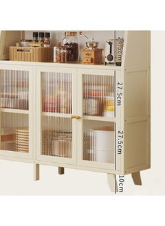KLNAMAEAAN Modern Wooden Storage Kitchen Cabinet with Shelves for Living Room & Kitchen  - Image 3