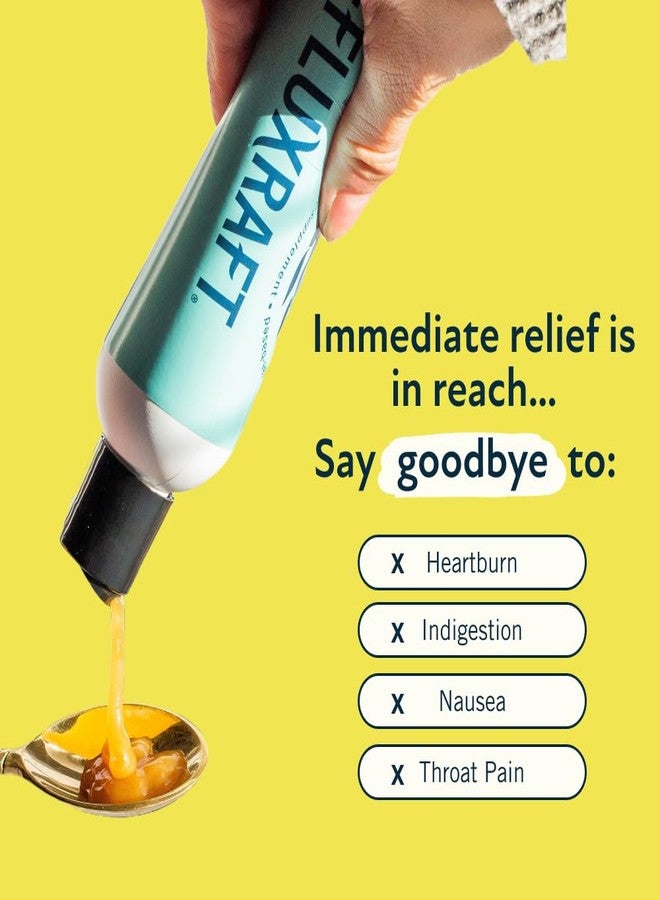 RefluxRaft Acid Reflux Therapy with Organic Alginate, Rapid & Long Lasting Gerd, LPR & Digestion Symptom Support, Zero Sugar, Gluten Free, Low Sodium, Lemon Ginger Flavor, 47 Gel Servings, 8 OZ Bottle - Image 4